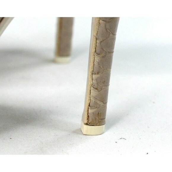 Haider Ackermann Sz 8.5 Gray D'orsay Real Snakeskin High Heel Pump Shoes Luxury - Picture 9 of 9